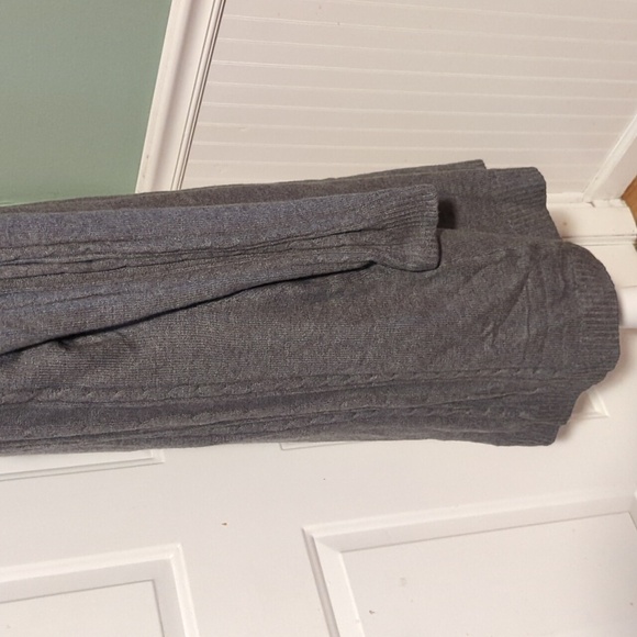 Serra XL gray grey turtleneck sweater dress knee length warm - Picture 7 of 11